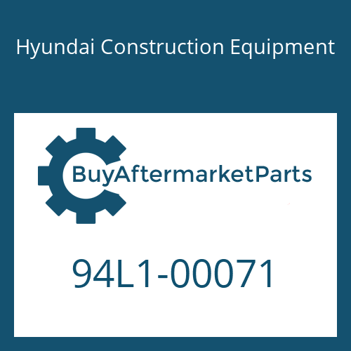 94L1-00071 Hyundai Construction Equipment DECAL-SERVICE&LUB