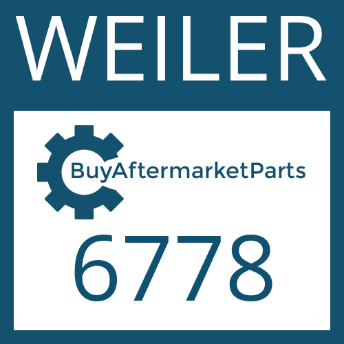 6778 WEILER SEAL - O-RING