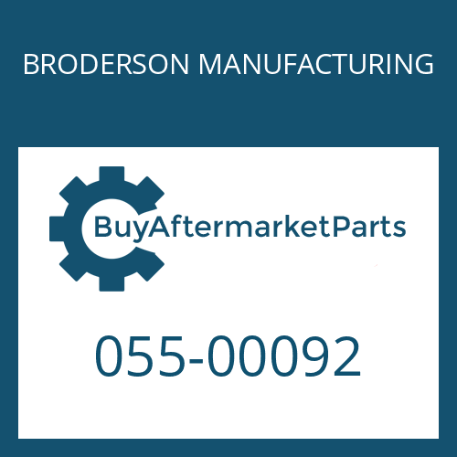 055-00092 BRODERSON MANUFACTURING SEAL WASHER