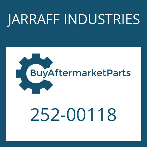 252-00118 JARRAFF INDUSTRIES SEAL WASHER