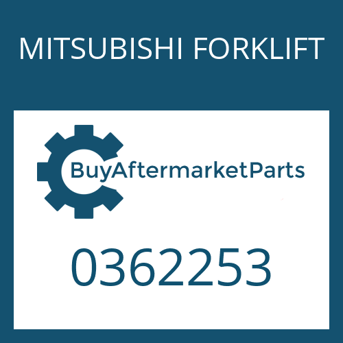 0362253 MITSUBISHI FORKLIFT KIT - DRIVE GEAR & PINION ASSY