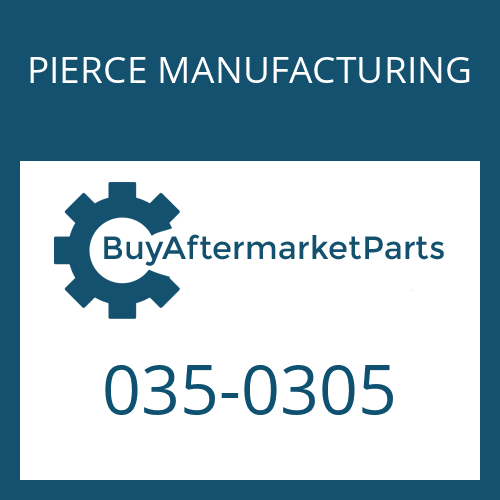 035-0305 PIERCE MANUFACTURING SEAL