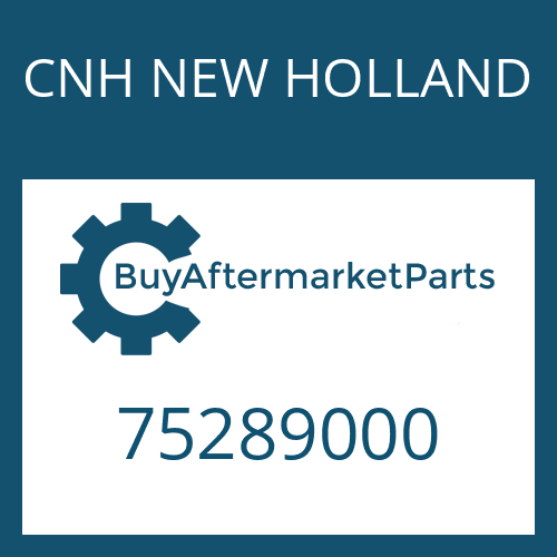 75289000 CNH NEW HOLLAND O - RING