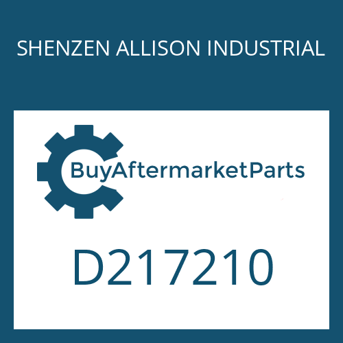 D217210 SHENZEN ALLISON INDUSTRIAL GASKET