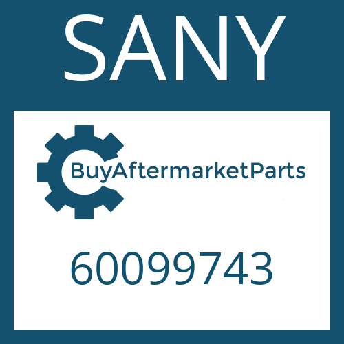 60099743 SANY O RING