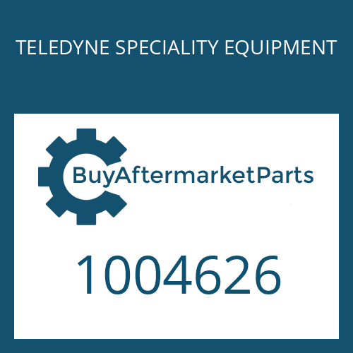 1004626 TELEDYNE SPECIALITY EQUIPMENT THRUST PLATE AND BEARING ASSY