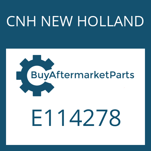 E114278 CNH NEW HOLLAND RETAINING PLATE