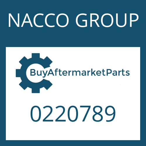 0220789 NACCO GROUP SCREW