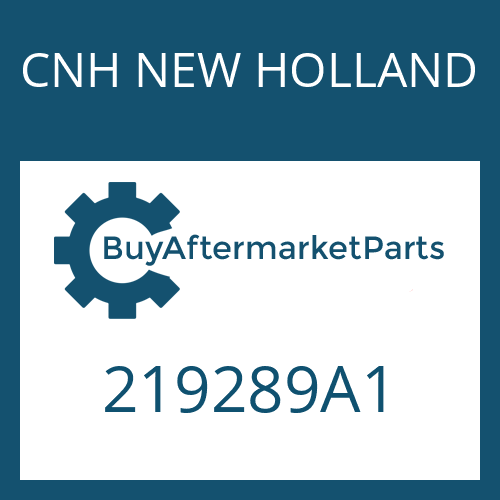 219289A1 CNH NEW HOLLAND O RING