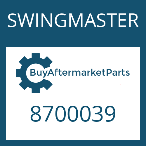 8700039 SWINGMASTER VALVE ASSY