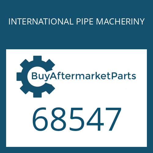 68547 INTERNATIONAL PIPE MACHERINY SHIM