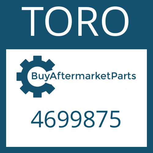 4699875 TORO PLATE-BACKING