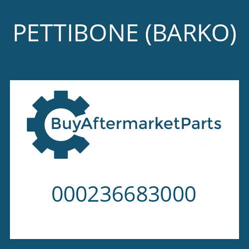 000236683000 PETTIBONE (BARKO) GEAR