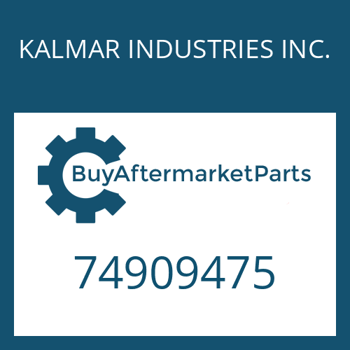 74909475 KALMAR INDUSTRIES INC. DOWEL