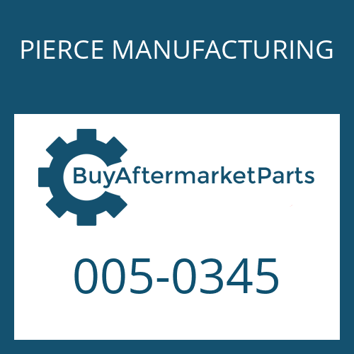 005-0345 PIERCE MANUFACTURING NUT