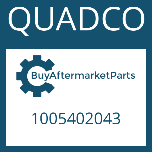 1005402043 QUADCO GASKET