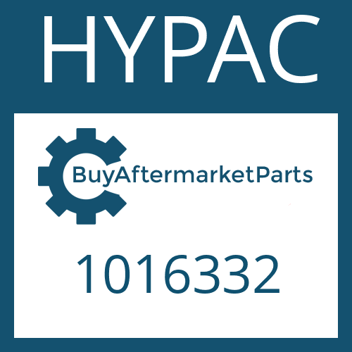 1016332 HYPAC PLATE-END