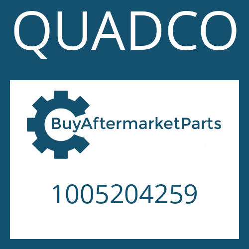 1005204259 QUADCO DUST COVER