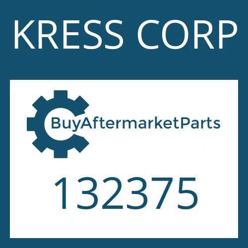 132375 KRESS CORP PLATE ASSY