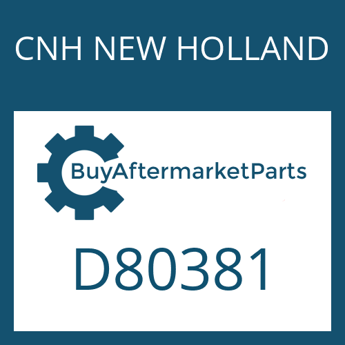 D80381 CNH NEW HOLLAND NUT