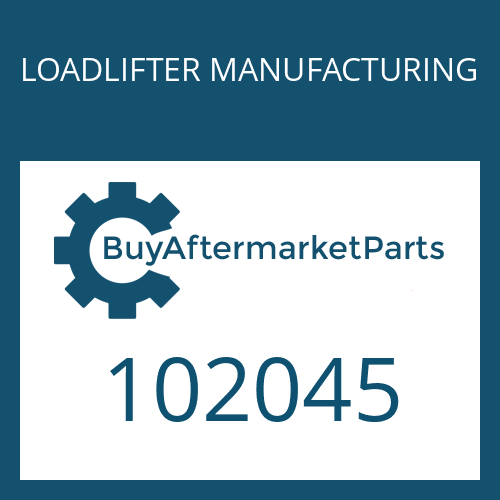 102045 LOADLIFTER MANUFACTURING WASHER