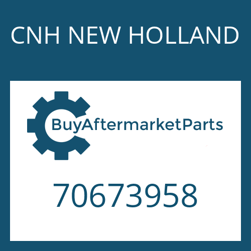 70673958 CNH NEW HOLLAND GEAR