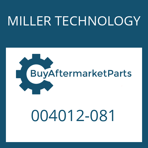 004012-081 MILLER TECHNOLOGY GASKET