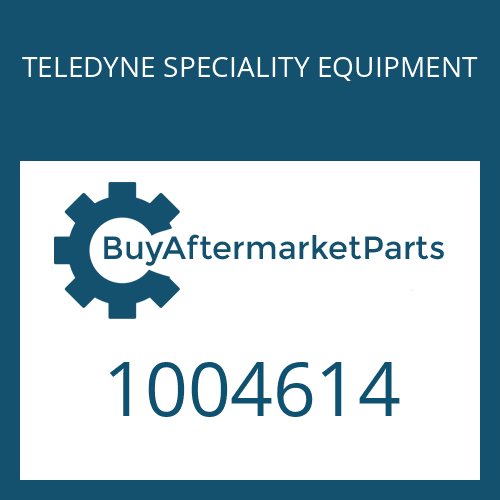 1004614 TELEDYNE SPECIALITY EQUIPMENT GASKET