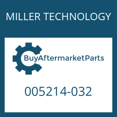 005214-032 MILLER TECHNOLOGY CAP SCREW