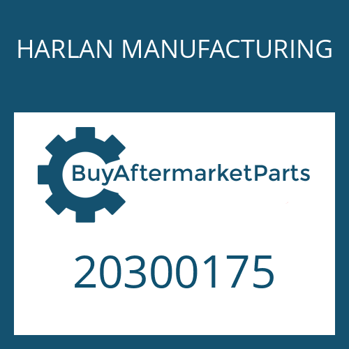 20300175 HARLAN MANUFACTURING NUT