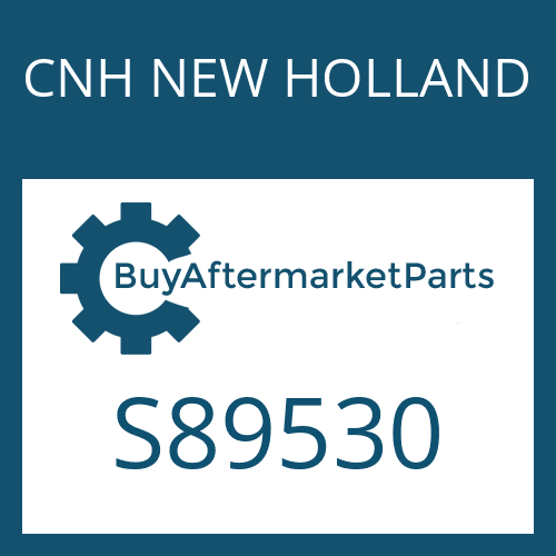 S89530 CNH NEW HOLLAND O RING