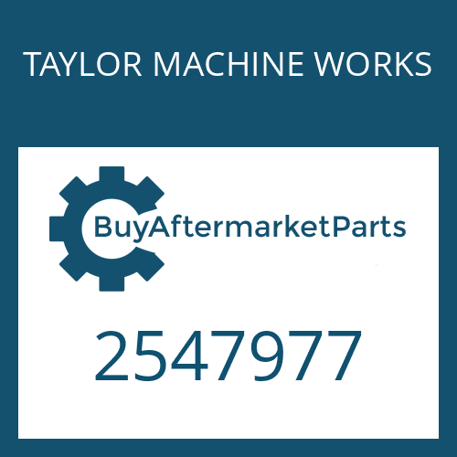 2547977 TAYLOR MACHINE WORKS SCREW