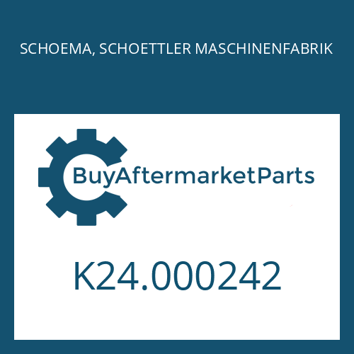 K24.000242 SCHOEMA, SCHOETTLER MASCHINENFABRIK KIT