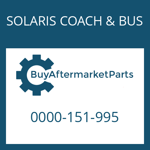 0000-151-995 SOLARIS COACH & BUS BOLT