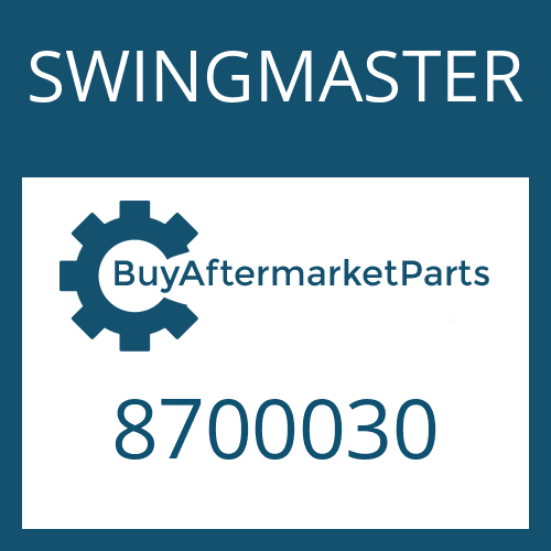 8700030 SWINGMASTER O RING