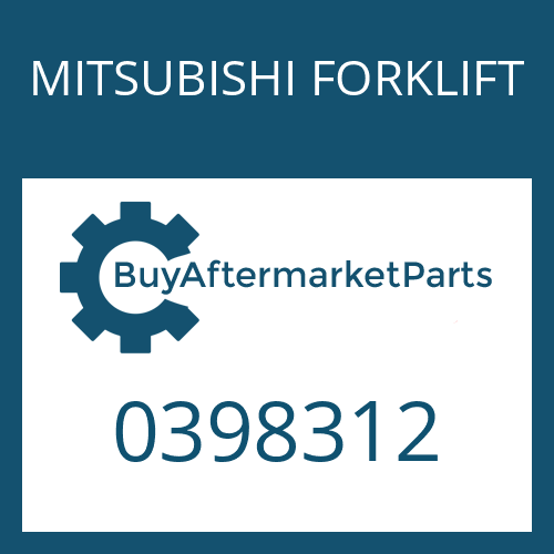 0398312 MITSUBISHI FORKLIFT SHIM KIT