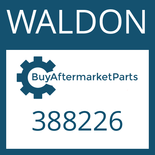 388226 WALDON SEAL - O-RING