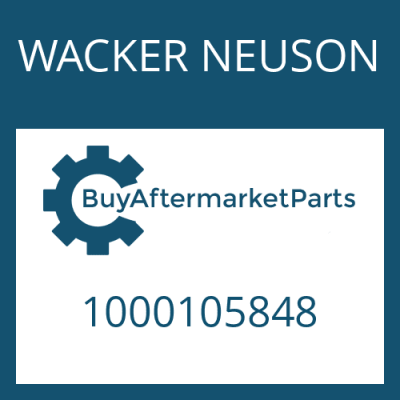 1000105848 WACKER NEUSON SEAL - O-RING