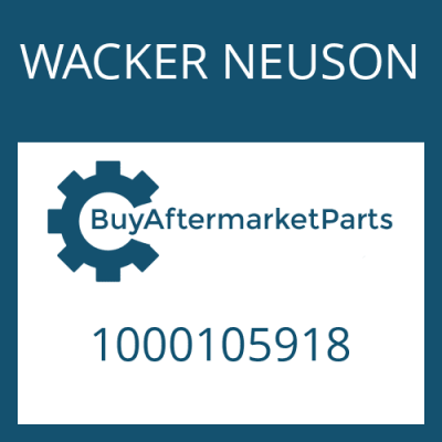 1000105918 WACKER NEUSON REDUCTION BUSHING