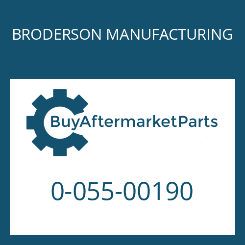 0-055-00190 BRODERSON MANUFACTURING SHIM