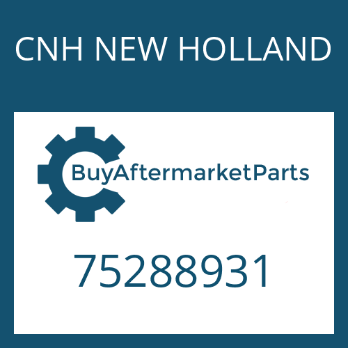 75288931 CNH NEW HOLLAND SEAL - O-RING