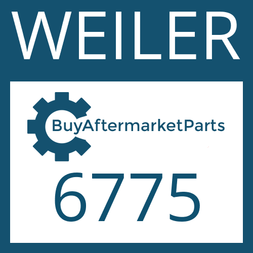 6775 WEILER SEAL - O-RING