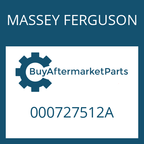 000727512A MASSEY FERGUSON CLUTCH DISC