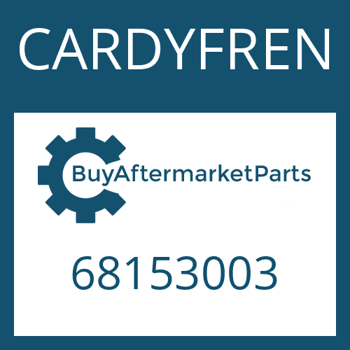 68153003 CARDYFREN Flange Yoke 