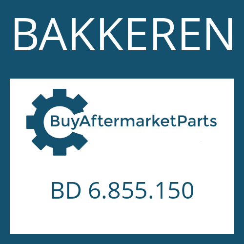 BD 6.855.150 BAKKEREN TUBE YOKE