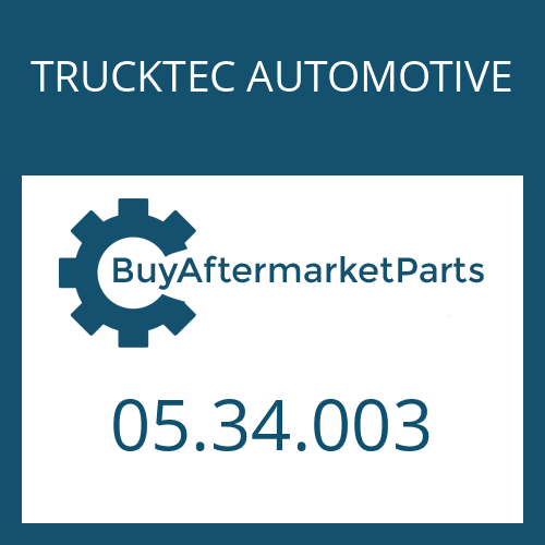 05.34.003 TRUCKTEC AUTOMOTIVE Center Bearing Assembly