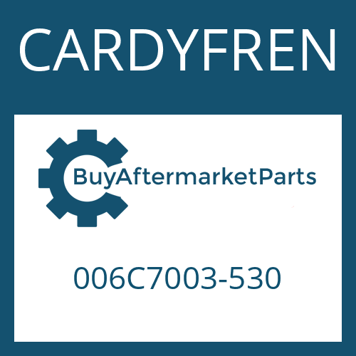 006C7003-530 CARDYFREN Slip Joint