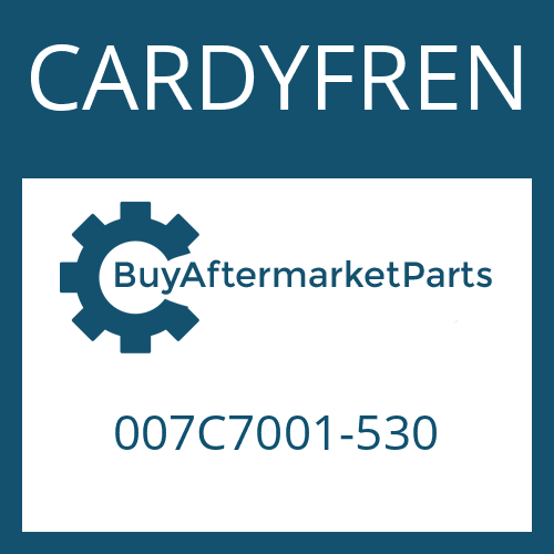 007C7001-530 CARDYFREN Slip Joint