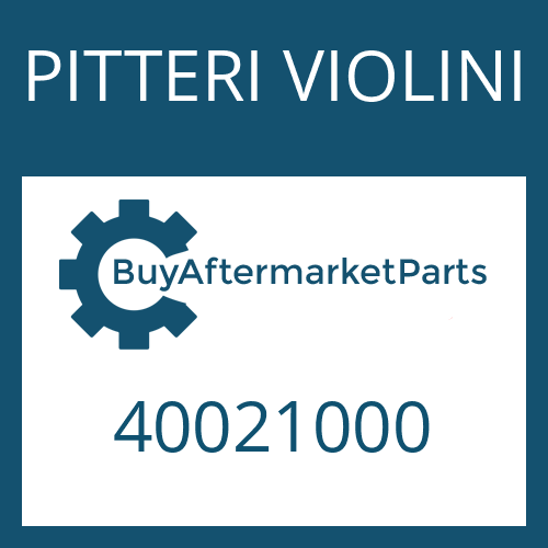 40021000 PITTERI VIOLINI U-JOINT-KIT