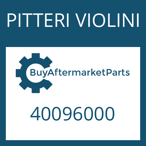 40096000 PITTERI VIOLINI DOUBLE CARDAN U-JOINT